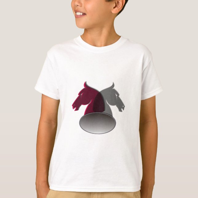O t-shirt do miúdo dos cavaleiros (Frente)