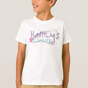 o t-shirt do miúdo dos cometas dos hailey (branco