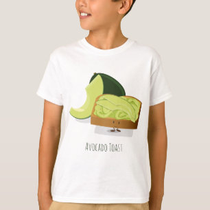 O t-shirt do miúdo dos desenhos animados do