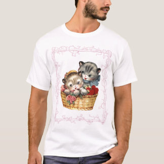 O t-shirt do miúdo dos gatos