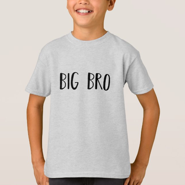 O t-shirt do miúdo grande de Bro (Frente)