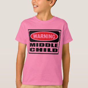 O t-shirt do miúdo MÉDIO de advertência da CRIA