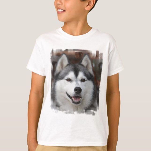 O t-shirt do miúdo ronco do cão (Frente)