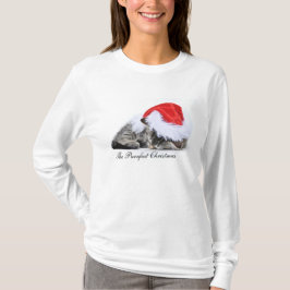 O t-shirt do Natal de Purrfect