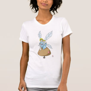 O t-shirt do país das fadas altera a versão da