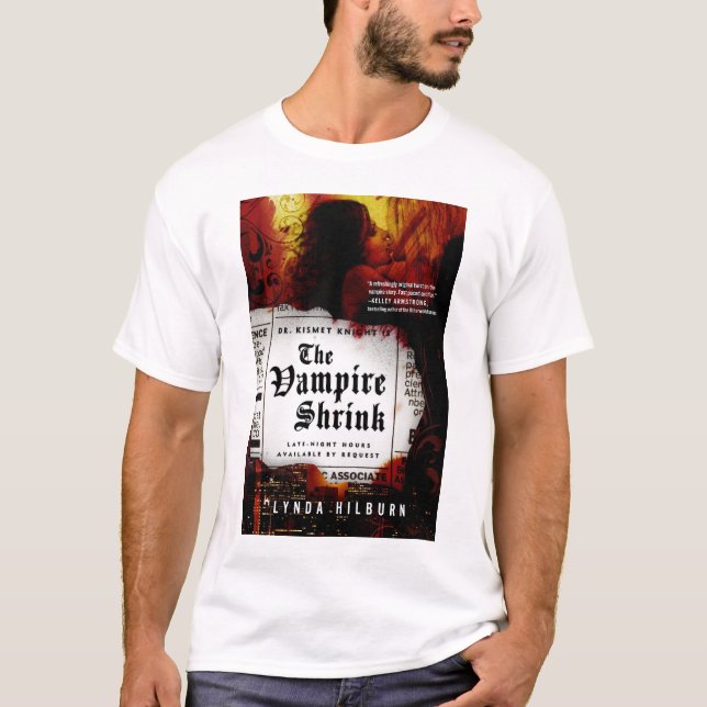 O t-shirt do psiquiatra do vampiro dos homens (Frente)