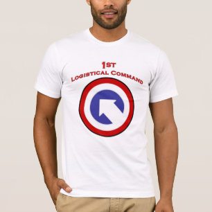 ø T-shirt do remendo de ombro do comando logísti