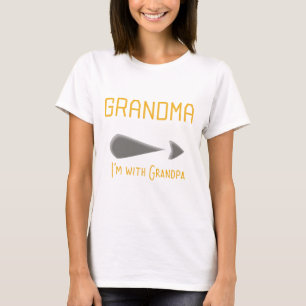 O t-shirt do vovô da avó "eu sou com"