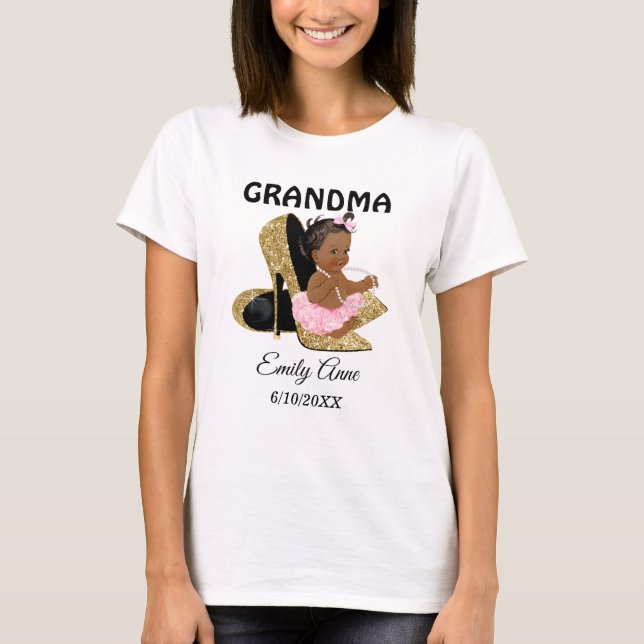 O t-shirt dos Grandmas para o neto novo (Frente)