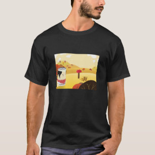 O t-shirt dos homens
