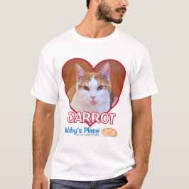 O t-shirt dos homens