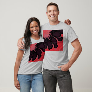 O t-shirt dos homens