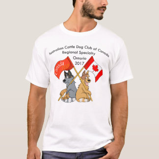 O t-shirt dos homens