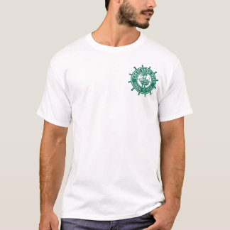 O t-shirt dos homens