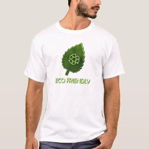 O t-shirt dos homens amigáveis de Eco