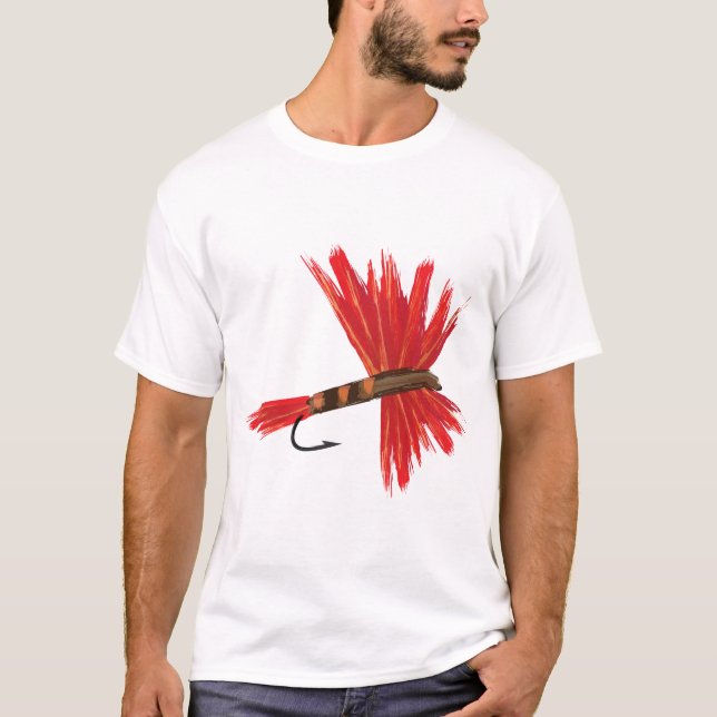 O t-shirt dos homens básicos de "Lucy" (branco) (Frente)