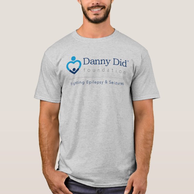 O t-shirt dos homens - cinza (Frente)