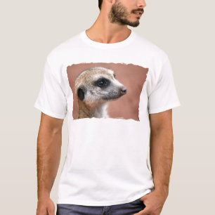 O t-shirt dos homens curiosos de Meerkat