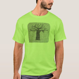 O t-shirt dos homens da árvore do Baobab do