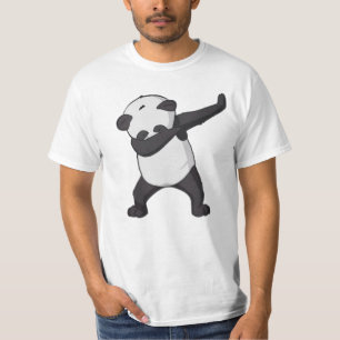 O t-shirt dos homens da solha da panda