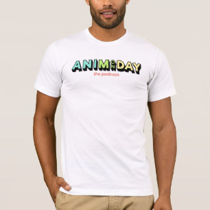 O t-shirt dos homens de AniMonday