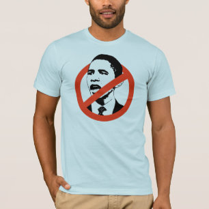 O T-SHIRT DOS HOMENS DE ANTI-OBAMA