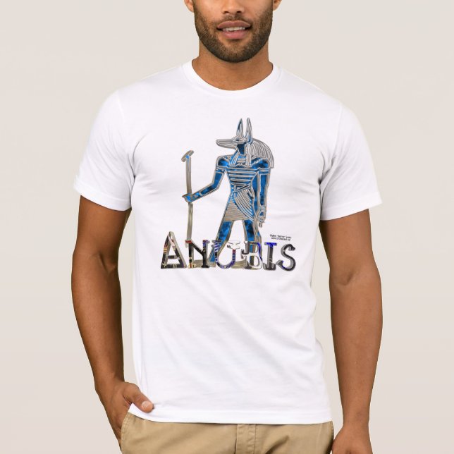 O t-shirt dos homens de Anubis 3D (Frente)