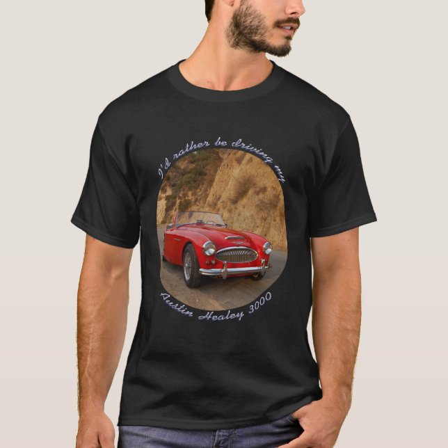 O t-shirt dos homens de Austin Healey 3000 (Frente)
