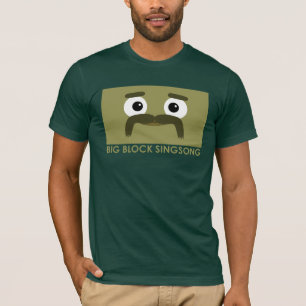 O t-shirt dos homens de BBSS Moustachios #3