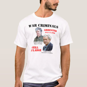 O t-shirt dos homens de BUSH/KARADZIC