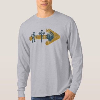 O t-shirt dos homens de Camino de Santiago