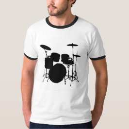 O t-shirt dos homens de Drumset