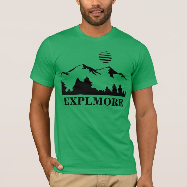 O t-shirt dos homens de EXPLMORE (Frente)