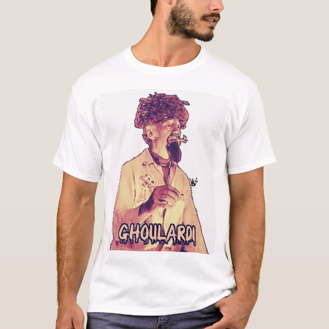 O t-shirt dos homens de Ghoulardi (11 surreais) (Frente)