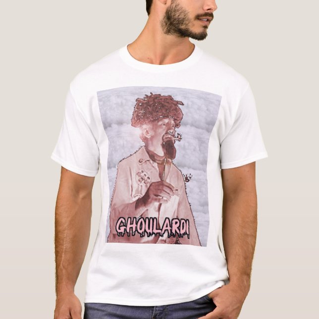 O t-shirt dos homens de Ghoulardi (8 surreais) (Frente)