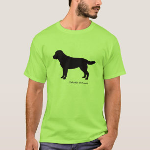 O t-shirt dos homens de labrador retriever