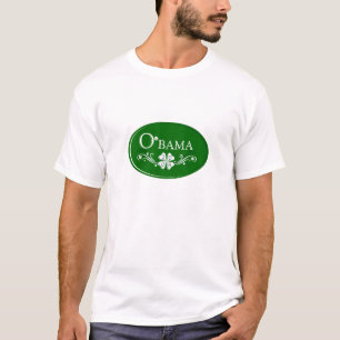O t-shirt dos homens de O'bama