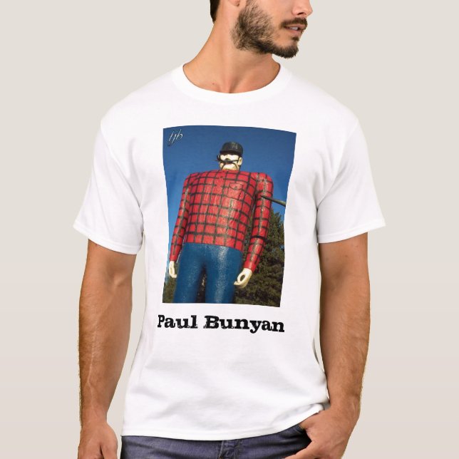 O t-shirt dos homens de "Paul Bunyan" (Frente)