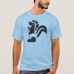 O t-shirt dos homens de Skunkdude - letras grandes
