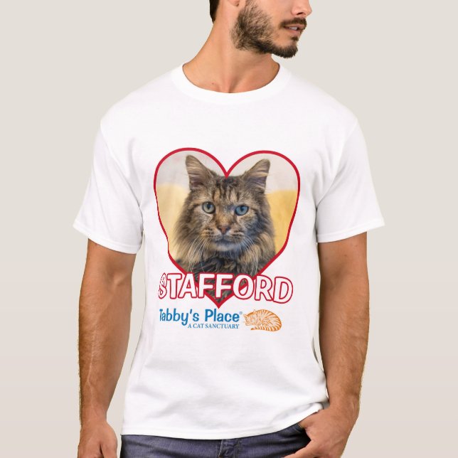 O t-shirt dos homens de Stafford (Frente)