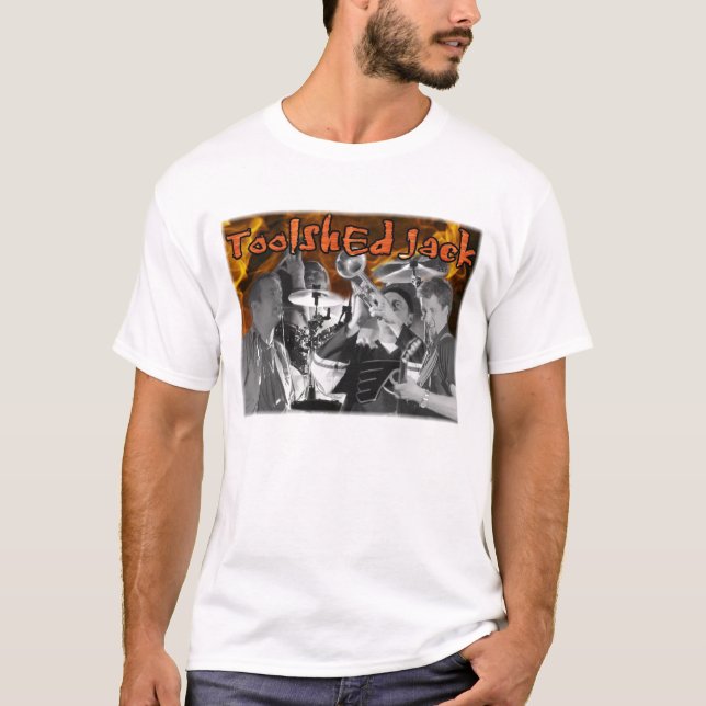 O t-shirt dos homens de Toolshed Jack (Frente)