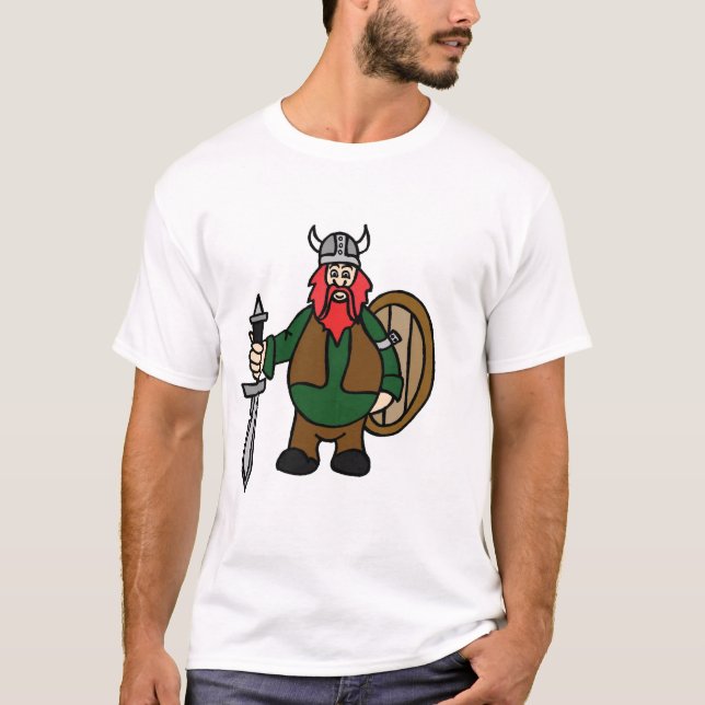 O t-shirt dos homens de Viking (Frente)