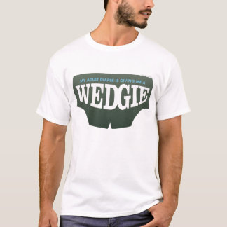 O t-shirt dos homens de Wedgie