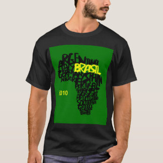O T-SHIRT DOS HOMENS DO BASIC DE BRASIL DO