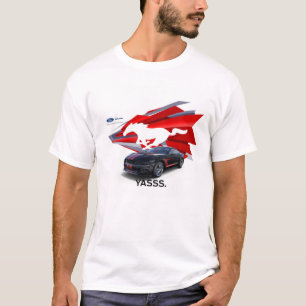 O t-shirt dos homens do Customizer do mustang