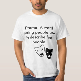 O t-shirt dos homens do drama