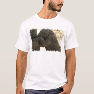 O t-shirt dos homens do elefante do bebê