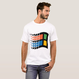 O t-shirt dos homens do logotipo | de Windows 95