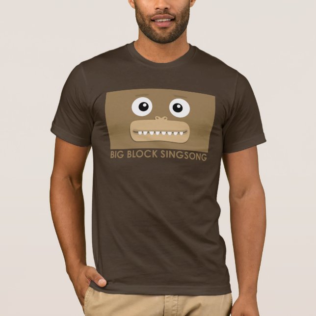 O t-shirt dos homens do macaco de BBSS (Frente)