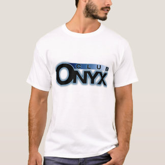 O t-shirt dos homens do ônix do clube